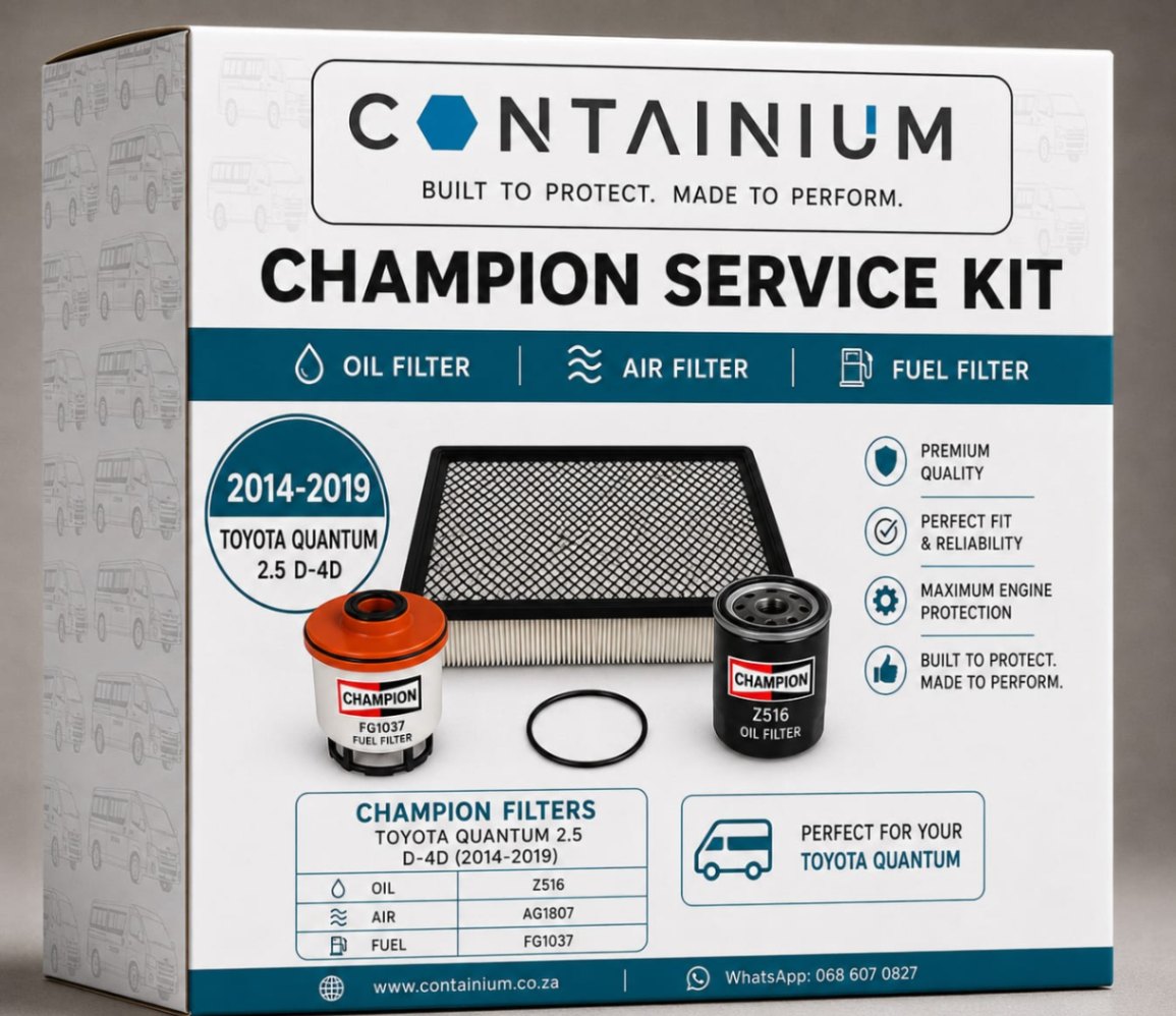 Diesel Filter Service Kit 2KD 15-26 MODEL - Toyota Quantum/hiace 2.5 D-4d Sesfikile - View 3